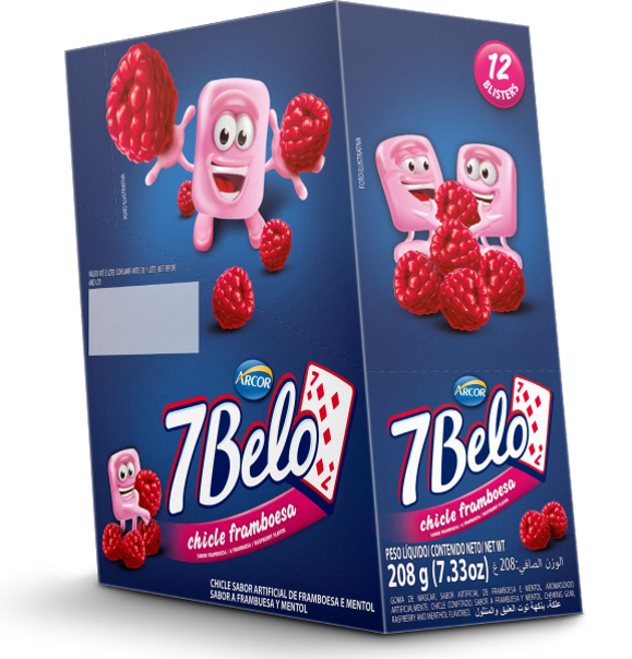 Chicle Arcor 7 Belo C/12