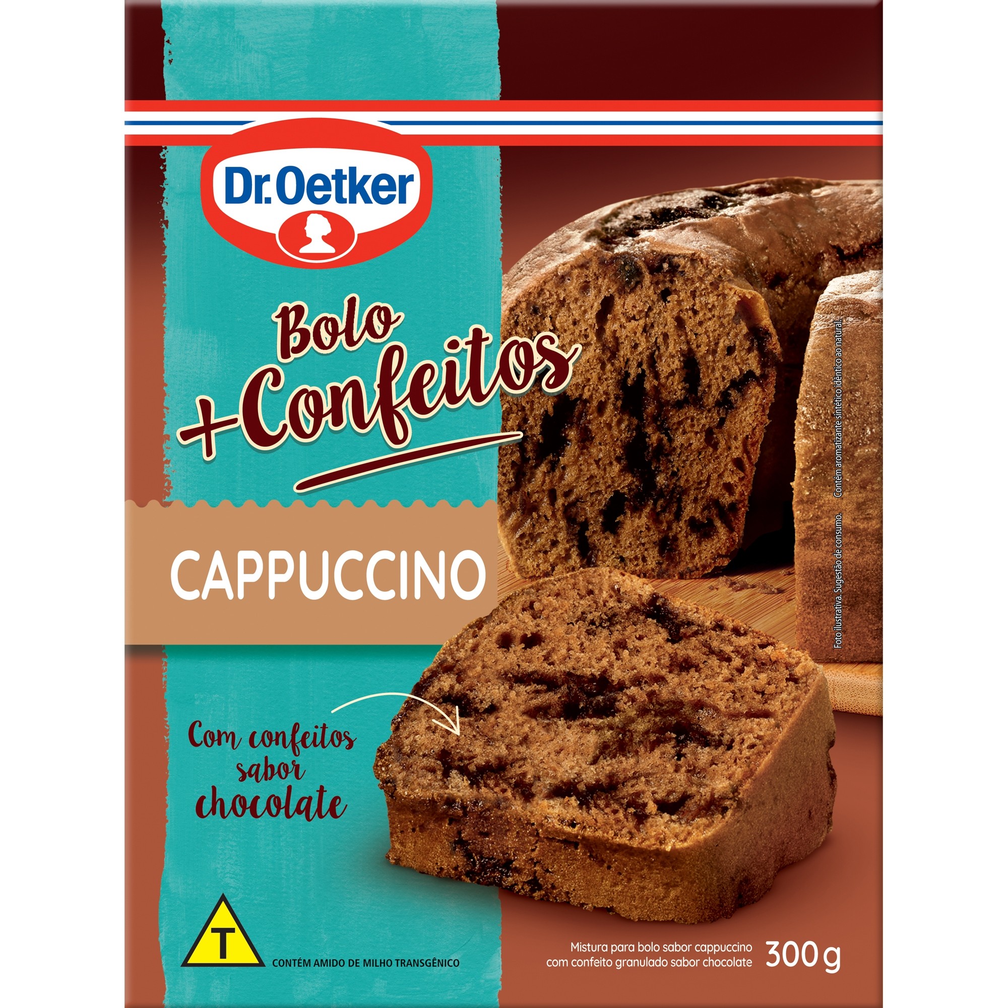 Bolo Dr. Oetker Cappuccino + Confeitos 300g
