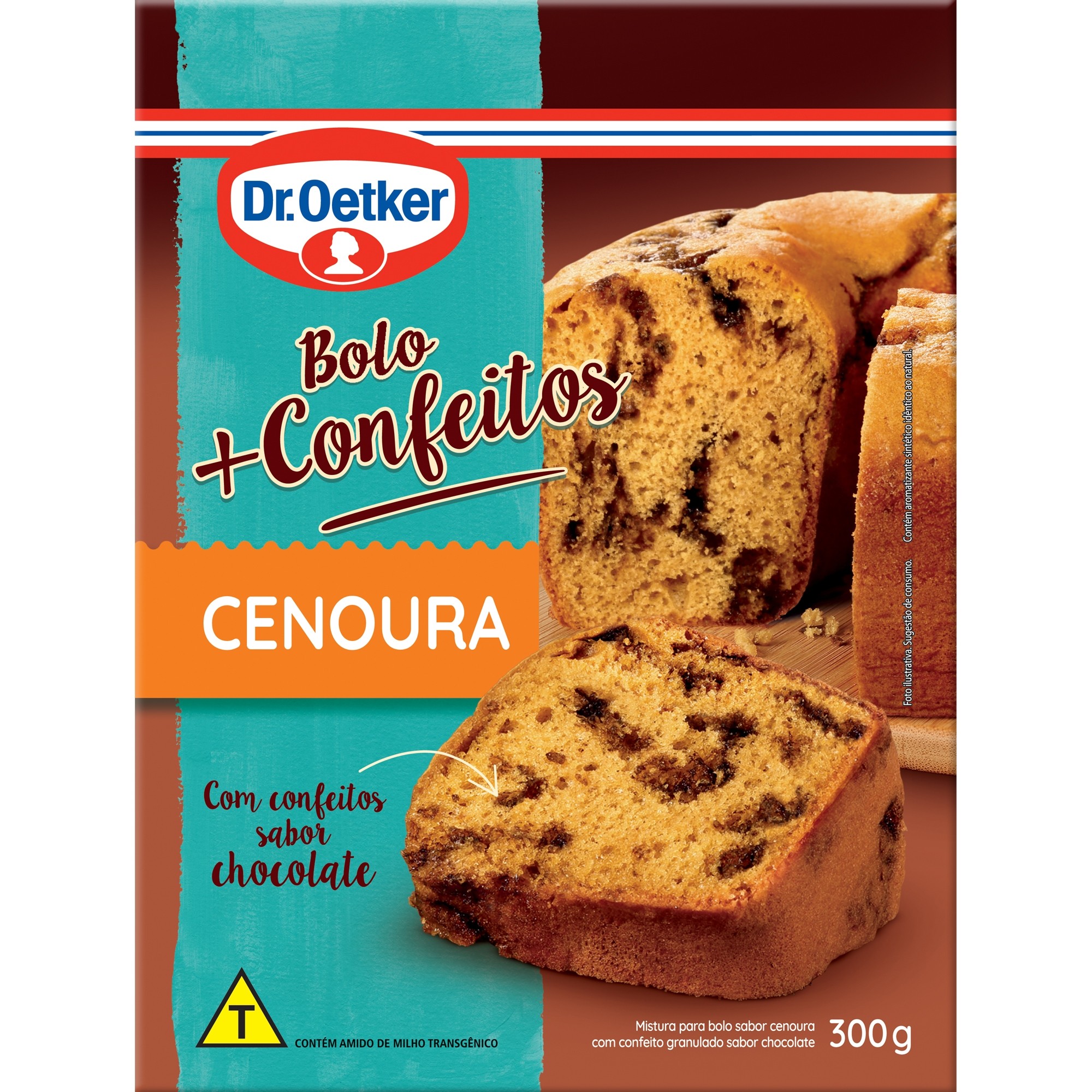 Bolo Dr. Oetker Cenoura + Confeitos 300g
