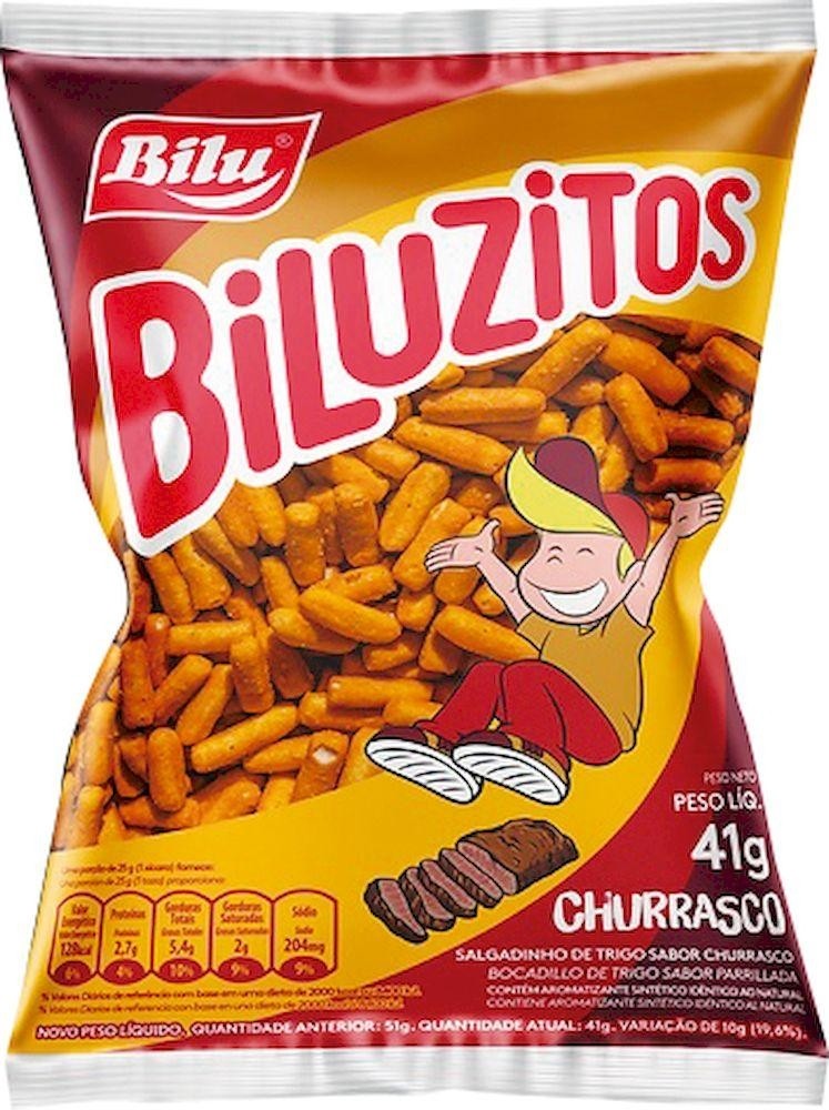 Salgadinho Bilu Biluzitos Churrasco 41g