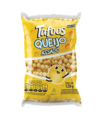 Salgadinho Bilu Tafoos Queijo 120g
