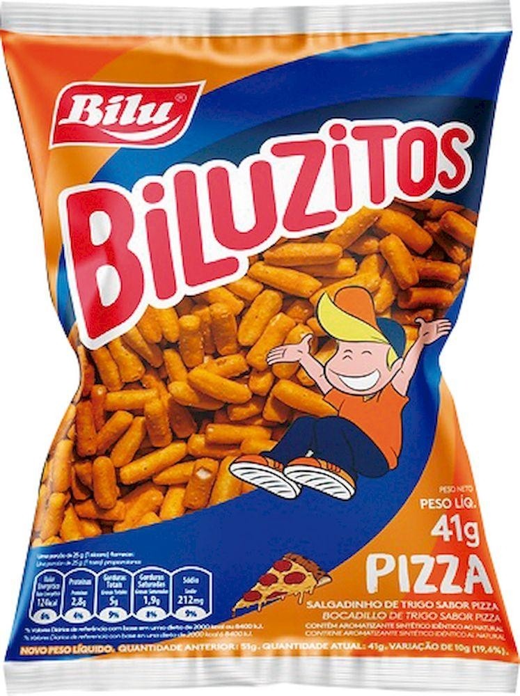 Salgadinho Bilu Biluzitos Pizza 41g