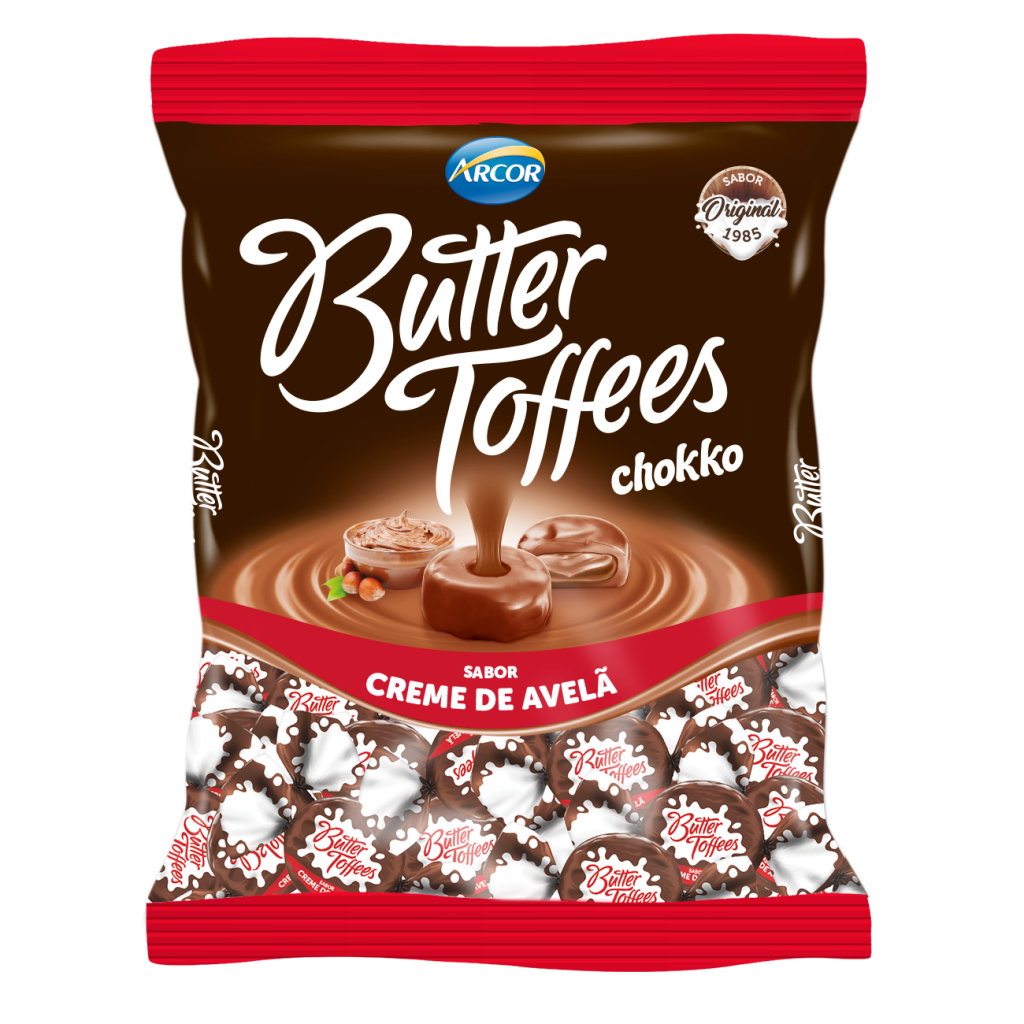Bala Butter Toffees Creme de Avelã 100g