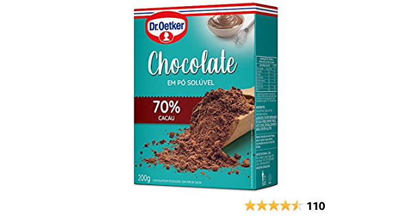 Chocolate em Pó Dr. Oetker 70% Cacau 200g