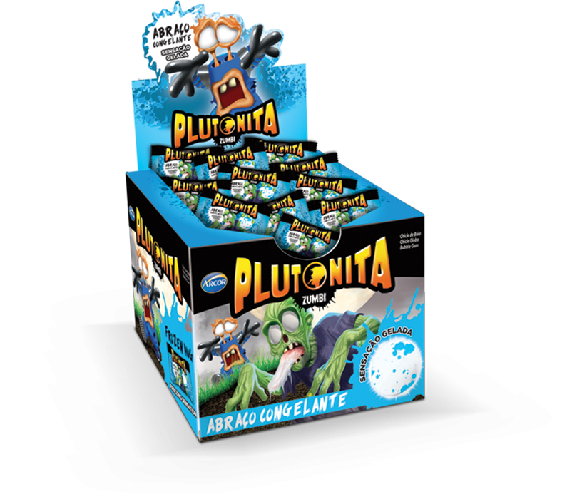Chicle Plutonita Abraço Congelante c/40