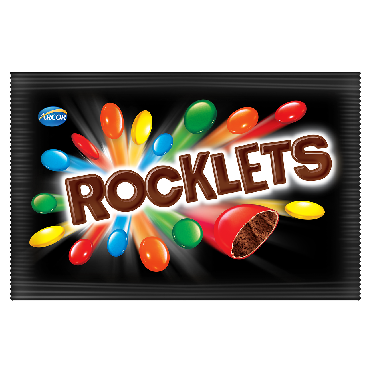 Confeitos Arcor Rocklets 40g