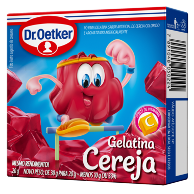 Gelatina Dr. Oetker Cereja 20g