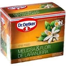 Chá Dr. Oetker Melissa C/ Flor de Laranjeira C/10