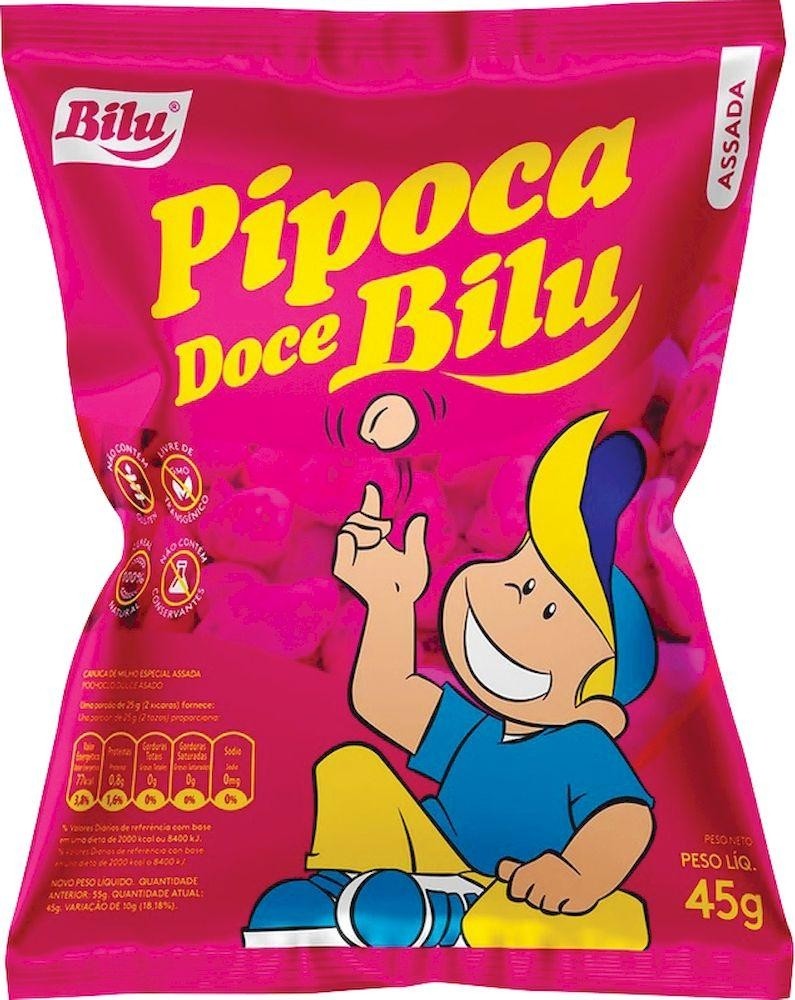 Pipoca Doce Bilu 45g