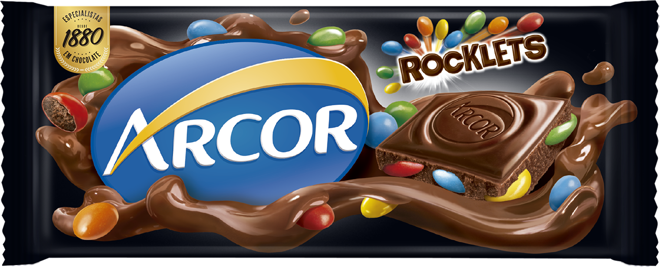 Chocolate Arcor Rocklets 80g